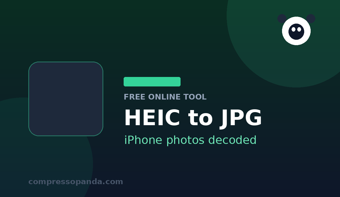 HEIC to JPG — free online tool