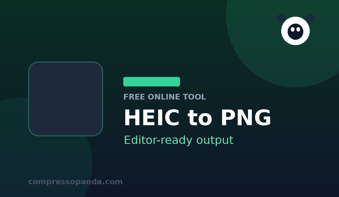 HEIC to PNG — free online tool
