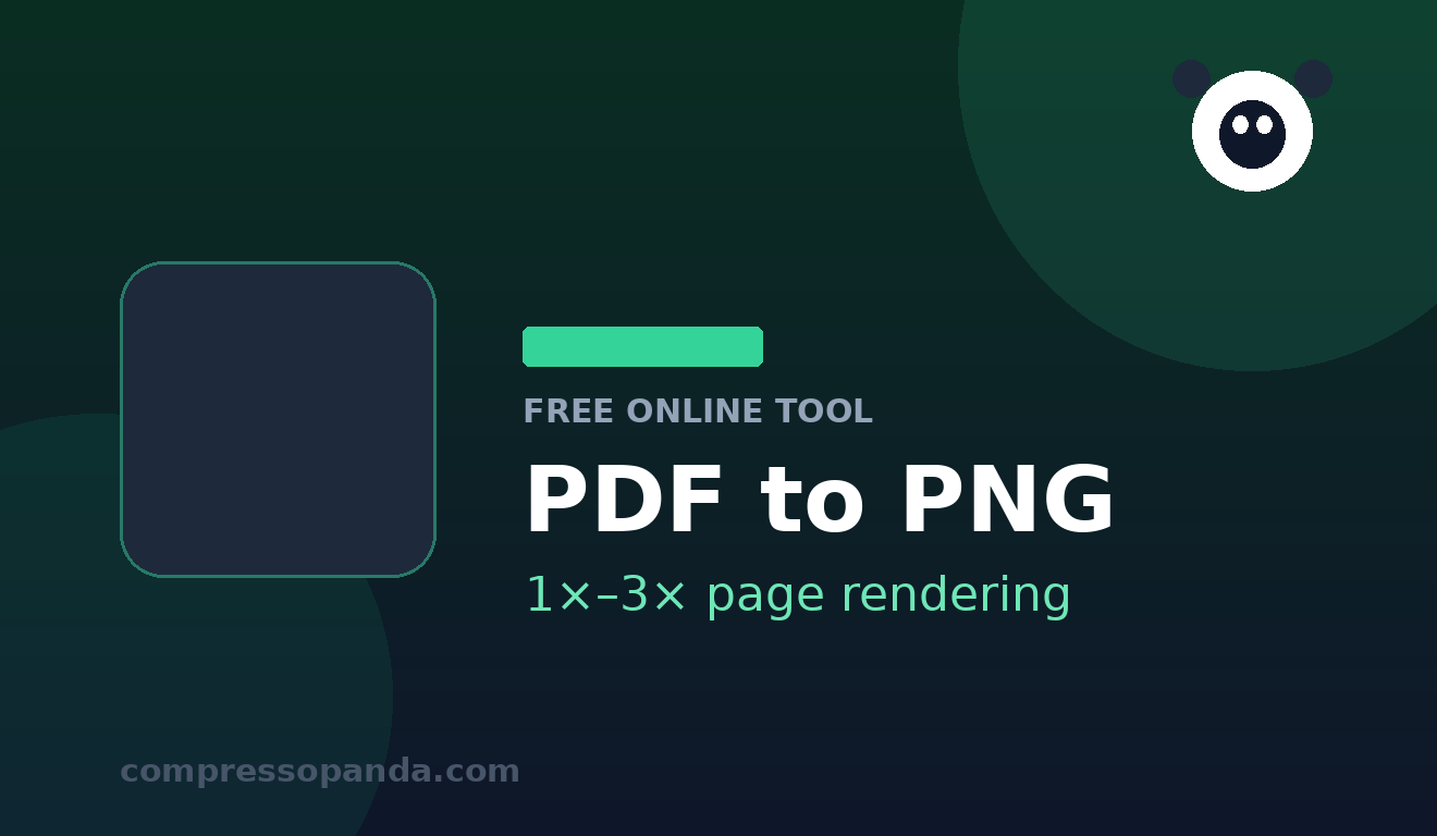 PDF to PNG — free online tool