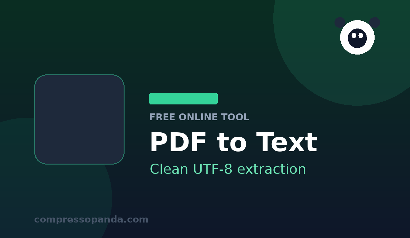 PDF to Text — free online tool