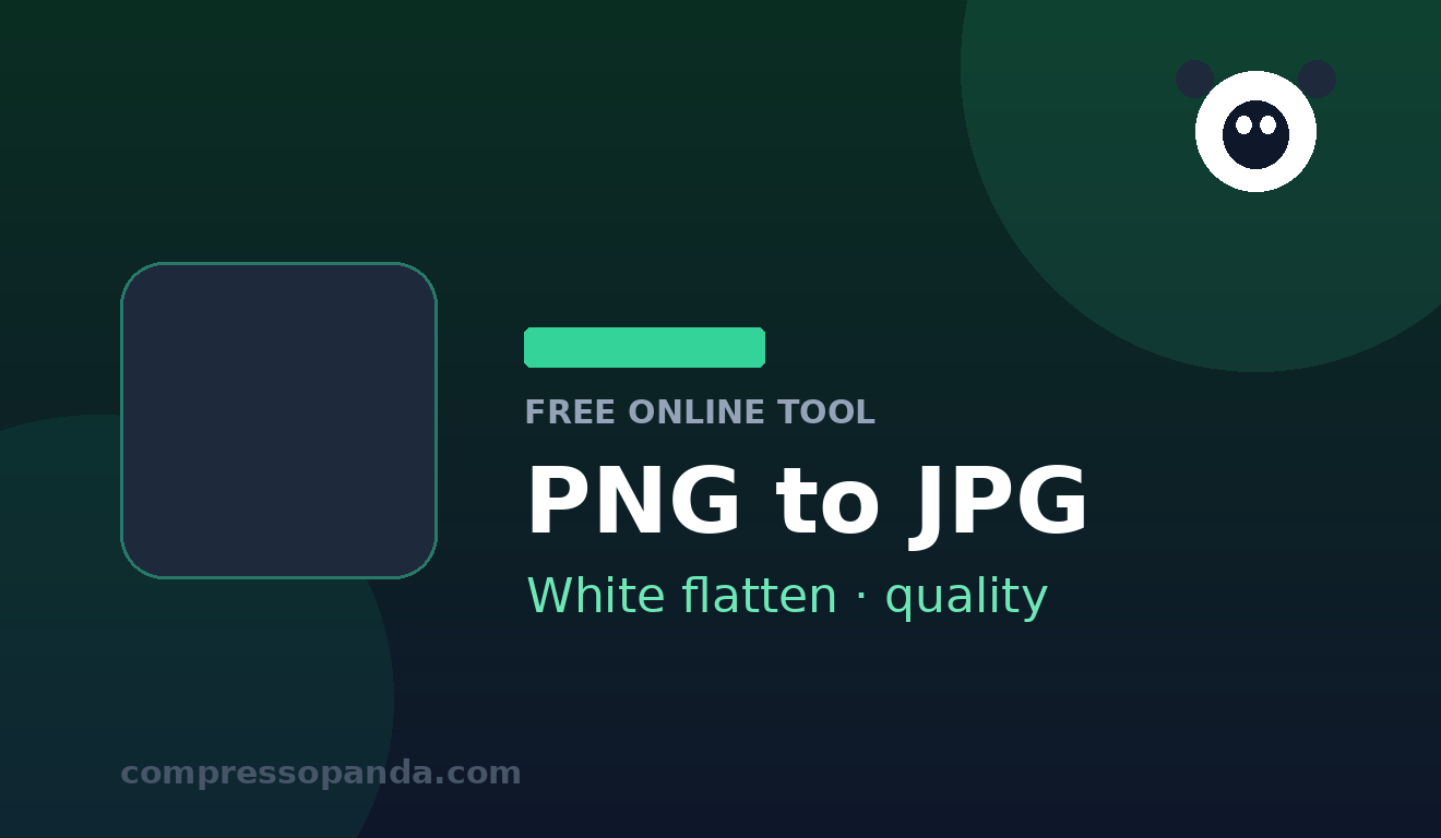 PNG to JPG — free online tool