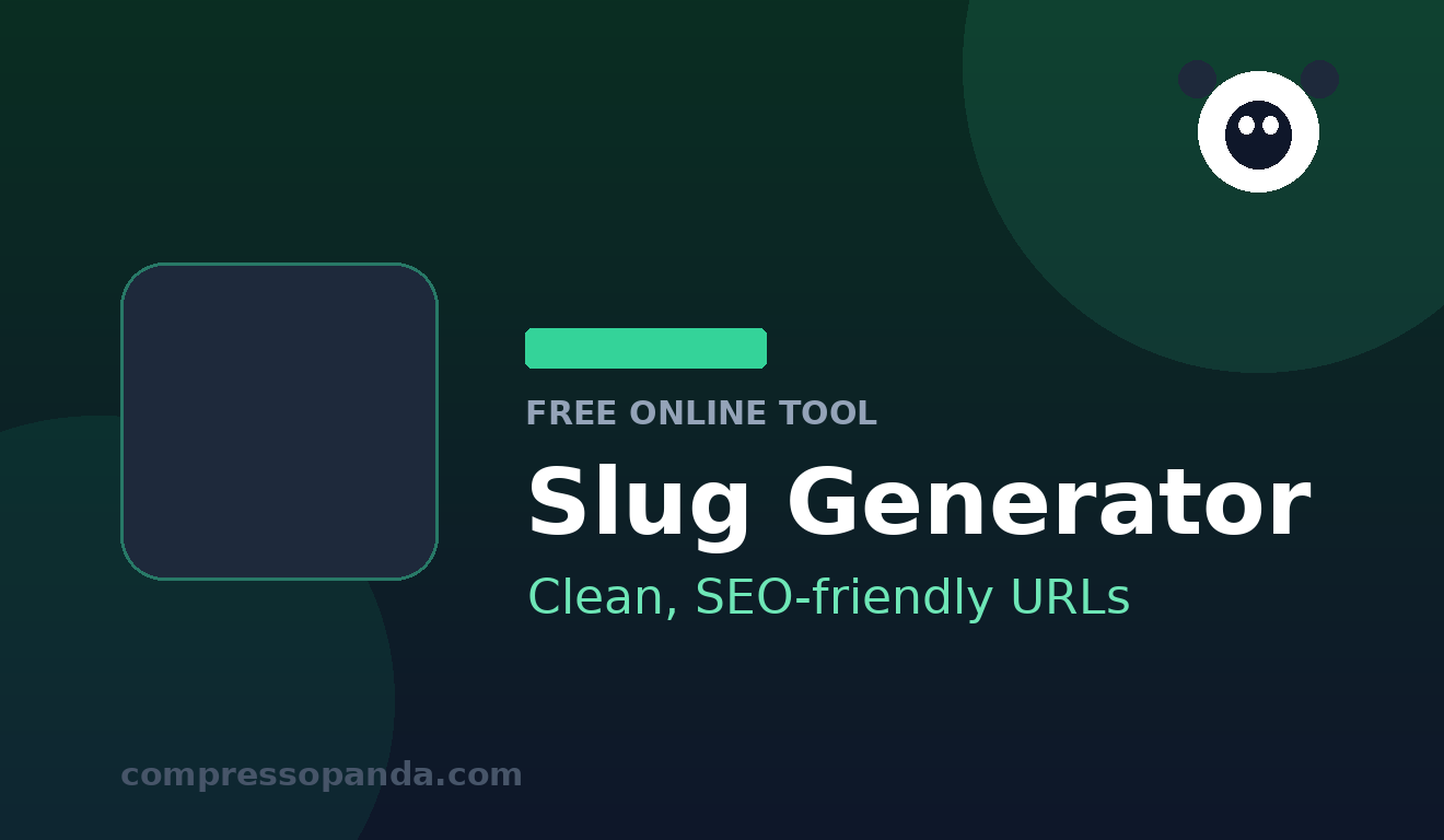Slug Generator — free online tool