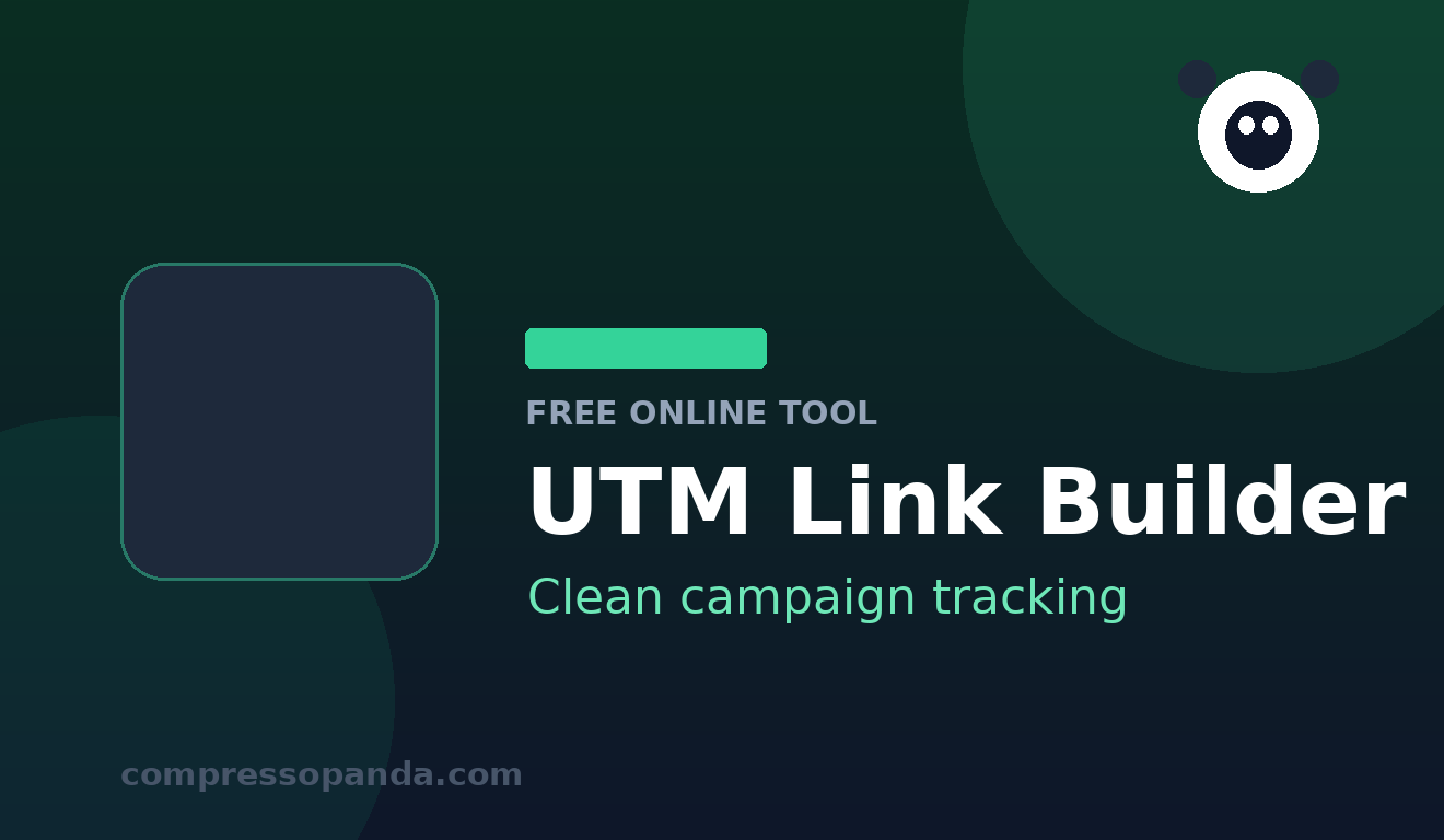 UTM Link Builder — free online tool