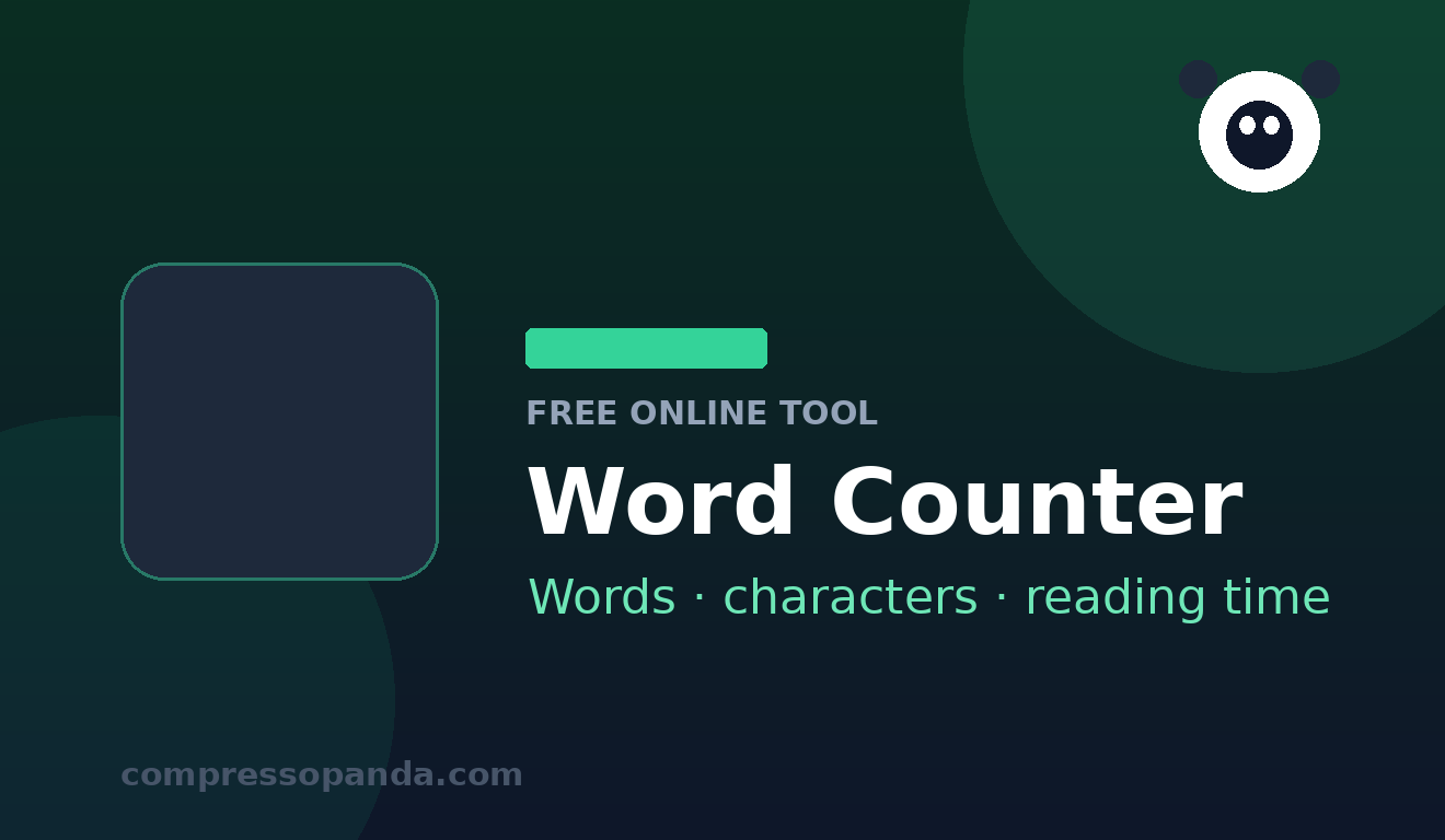 Word Counter — free online tool
