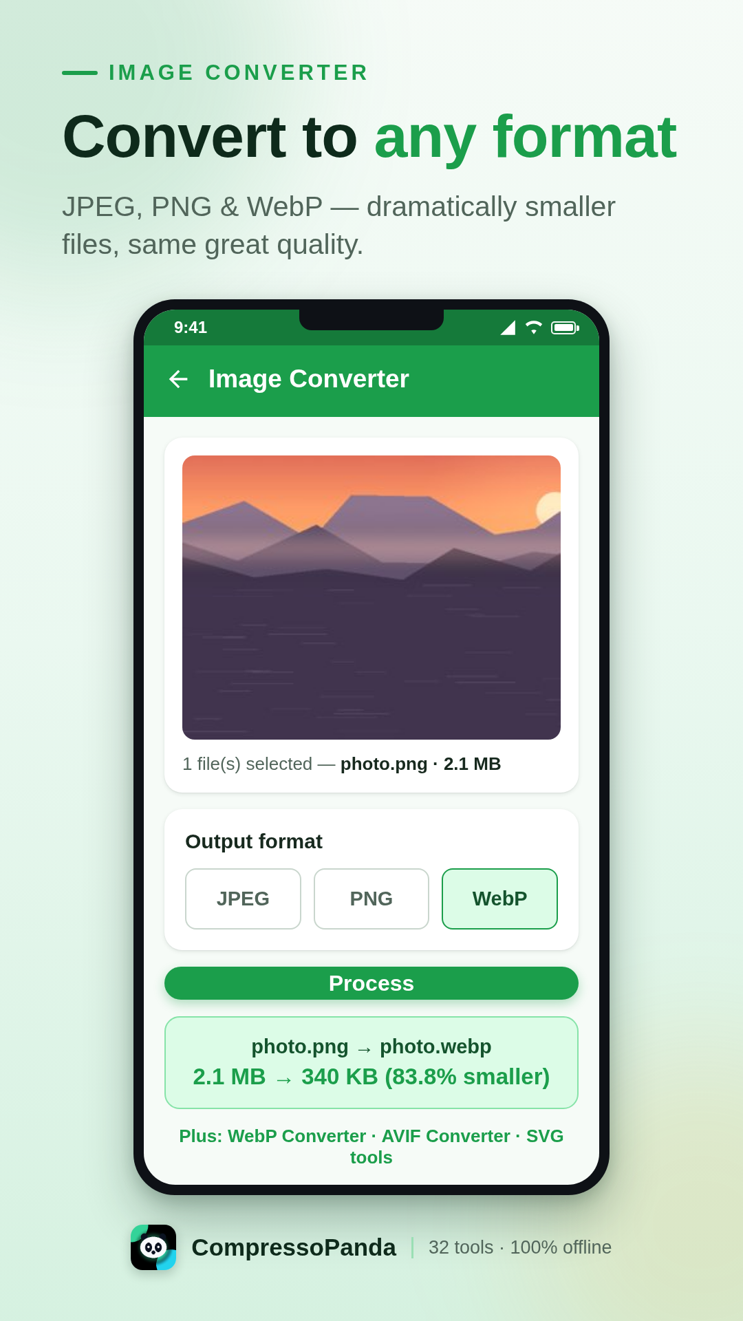 Capture d'écran Play Store : Convert Formats